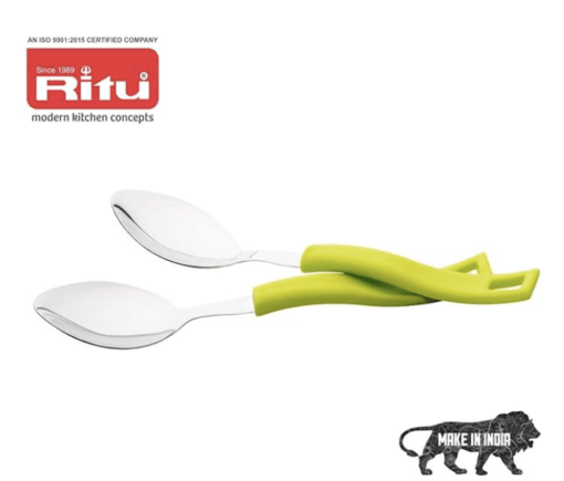 Ritu Aluminum Desert Spoon Set, 6-Pieces, Assorted Colors, Standard - Image 3